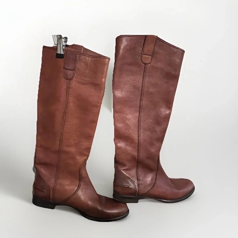 Madewell Brown Leather Over the Knee Boots
